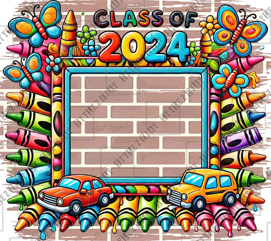 CLASS of 2024 Picture Frame PNG