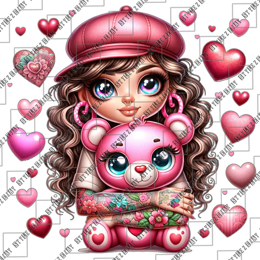 Girlz Big Heart  PNG