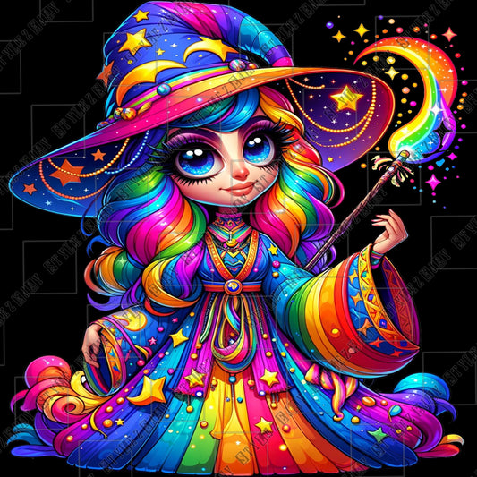 Rainbow Wizard PNG