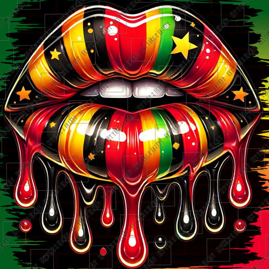 Rasta Lips PNG