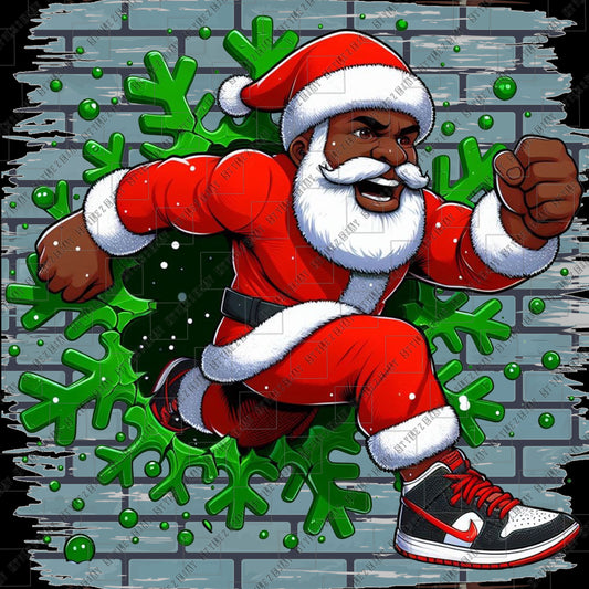 Slam Dunk Santa PNG